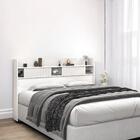 Cabeceira Com Prateleiras Nyce Queen Branca