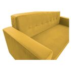 Cabeceira Copenhague 100 Cm Solteiro Suede Amarelo - Amarena