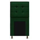 Cabeceira Copenhague 100 Cm Solteiro Suede Verde - Amarena Mó