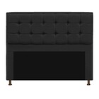 Cabeceira Copenhague 140 Cm Casal Corano Preto - Amarena Móve