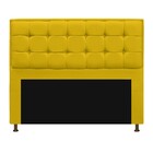 Cabeceira Copenhague 160 Cm Queen Size Corano Amarelo - Amare