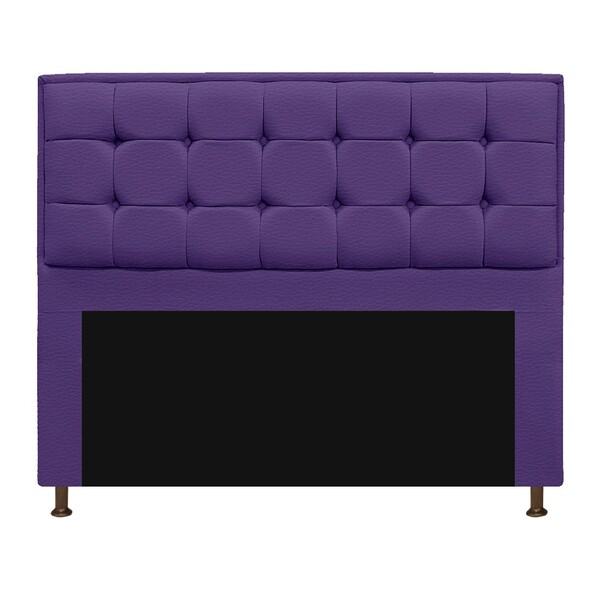 Cabeceira Copenhague 160 Cm Queen Size Corano Roxo - Amarena