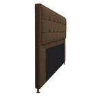 Cabeceira Copenhague 195 Cm King Size Suede Marrom - Amarena