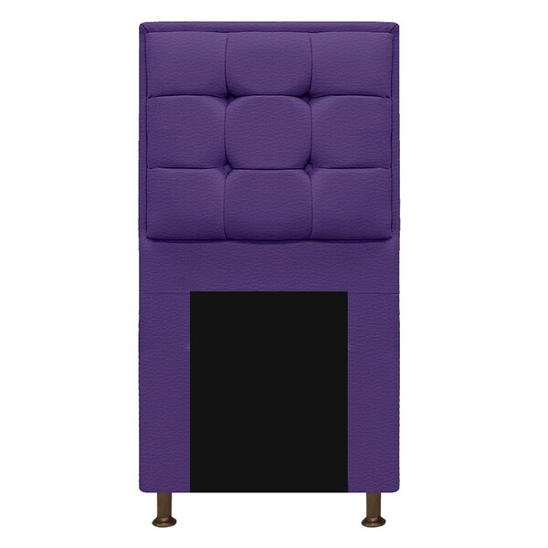 Cabeceira Copenhague 90 Cm Solteiro Corano Roxo - Amarena Móv