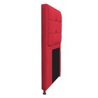 Cabeceira Copenhague 90 Cm Solteiro Suede Vermelho - Amarena