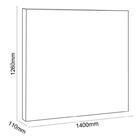 Cabeceira Cristal 1,40 Para Cama Box Suede Amassado Chocolate