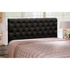 Cabeceira Cristal 1,60 Cm Cama Box Queen Corino Preto
