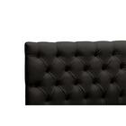 Cabeceira Cristal 1,60 Cm Cama Box Queen Corino Preto