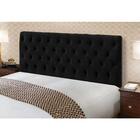 Cabeceira Cristal 1,95 Cm Cama Box King Size Suede Preto
