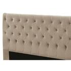 Cabeceira Cristal Box Casal Queen 160cm Suede Bege