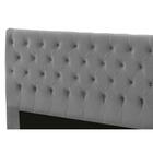 Cabeceira Cristal Box Casal Queen 160cm Suede Cinza