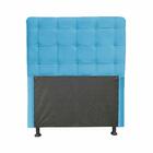 Cabeceira Dama 1,40 Cm Cama Box Casal Suede Azul Tiffany