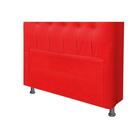 Cabeceira Dama 1,40 Cm Para Cama Box Casal Corino Vermelho