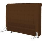 Cabeceira Dama 1,60 Cm Para Cama Box Queen Suede Marrom