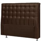 Cabeceira Dama 1,95 Cm Cama Box King Casal Corino Marrom