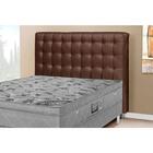 Cabeceira Dama 1,95 Cm Cama Box King Casal Corino Marrom