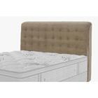 Cabeceira Dama 90 Cm Cama Box Solteiro Suede Bege