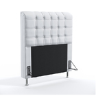 Cabeceira Dama 90 Para Cama De Solteiro Couro Artificial Bran