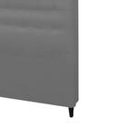 Cabeceira Dama New Plus Casal 1400mm Linho Chumbo - Simbal