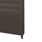 Cabeceira Dama New Plus Casal 1400mm Suede Chocolate - Simbal