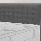 Cabeceira Dama New Plus King Size 1950mm Linho Chumbo - Simbal