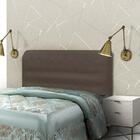 Cabeceira Dama New Plus King Size 1950mm Veludo Cacau - Simbal
