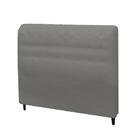 Cabeceira Dama New Plus King Size 1950mm Veludo Slim Chumbo -