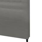 Cabeceira Dama New Plus Queen 1600mm Veludo Slim Chumbo - Sim