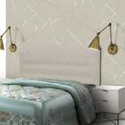 Cabeceira Dama New Plus Solteiro 900mm Veludo Adar Off White