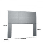 Cabeceira Dama Queen 160 Cm Em Linho Sintético - Speciale Home