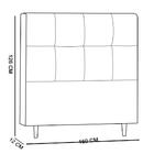 Cabeceira Damares Para Cama Box Queen Platinum Decor Marrom