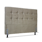 Cabeceira De Cama Box Casal 138 Cm Atlanta Larhome Suede Velu