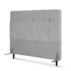 Cabeceira De Cama Box Casal 138 Cm Aurora Larhome Suede Velud