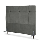 Cabeceira De Cama Box Casal 138 Cm Aurora Larhome Suede Velud