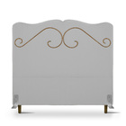 Cabeceira De Cama Box Casal 138 Cm Braga Larhome Suede Veludo