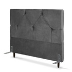 Cabeceira De Cama Box Casal 138 Cm Munique Larhome Suede Velu