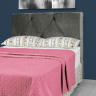 Cabeceira De Cama Box Casal 138 Cm Munique Larhome Suede Velu
