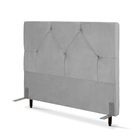 Cabeceira De Cama Box Casal 138 Cm Munique Larhome Suede Velu