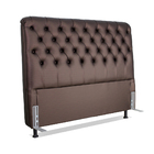 Cabeceira De Cama Box Casal 138 Cm Padua Larhome Corino Café.