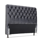 Cabeceira De Cama Box Casal 138 Cm Padua Larhome Suede Veludo