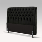 Cabeceira De Cama Box Casal 138 Cm Padua Larhome Tecido Suede