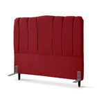 Cabeceira De Cama Box Casal 138 Cm Sevilha Larhome Suede Velu