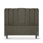 Cabeceira De Cama Box Casal 138 Cm Sevilha Larhome Suede Velu