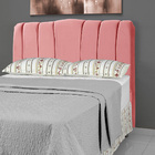 Cabeceira De Cama Box Casal 138 Cm Sevilha Larhome Suede Velu