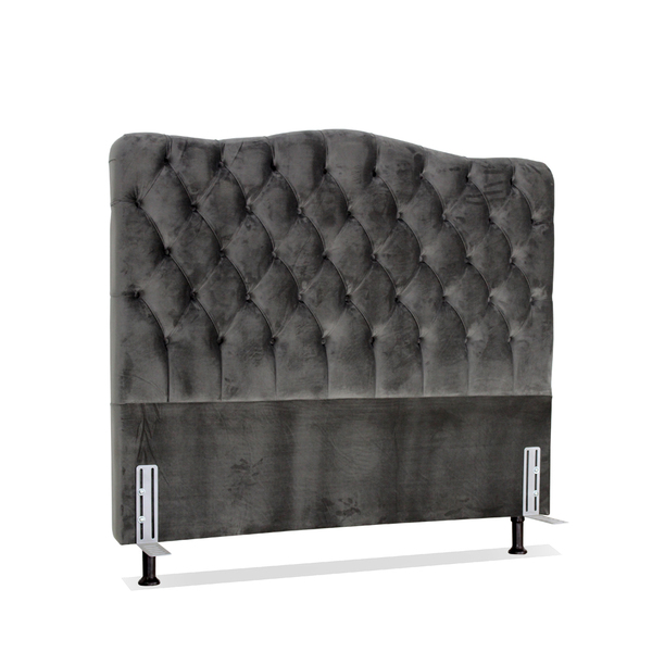 Cabeceira De Cama Box Casal 138cm Larhome Dunas Suede Veludo