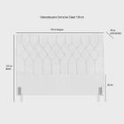 Cabeceira De Cama Box Casal 138cm Pádua Veludo Bege
