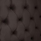 Cabeceira De Cama Box Casal 138cm Pádua Veludo Marrom