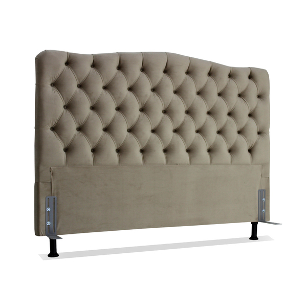 Cabeceira De Cama Box Casal Queen 158cm Dunas Suede Veludo Ma