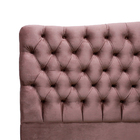 Cabeceira De Cama Box King 193 Cm Dunas Larhome Suede Veludo