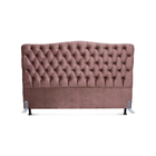 Cabeceira De Cama Box King 193 Cm Dunas Larhome Suede Veludo